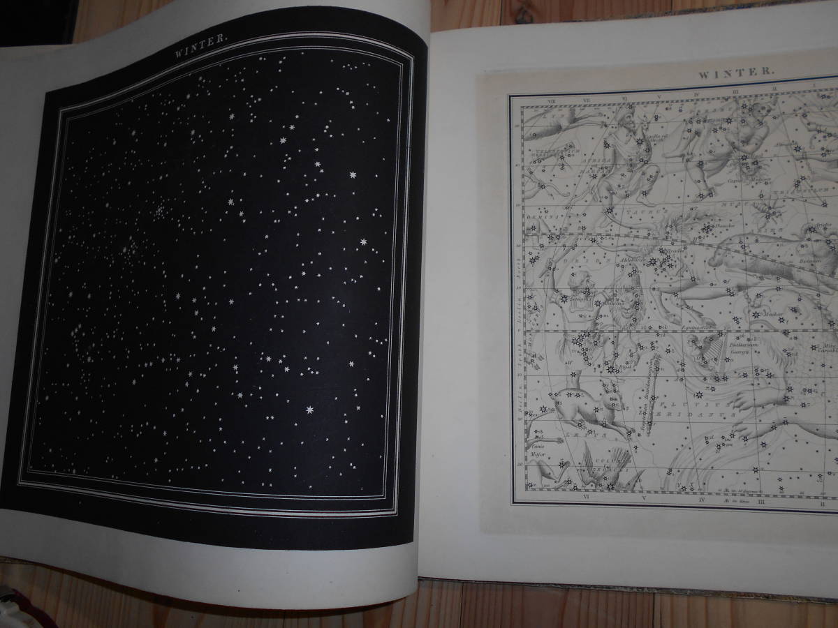 即決イギリス1842年『ミドルトン星図帳』アンティーク、天文、宇宙、星座早見盤、銅版画、Star map, Planisphere, Celestial atlas_画像4