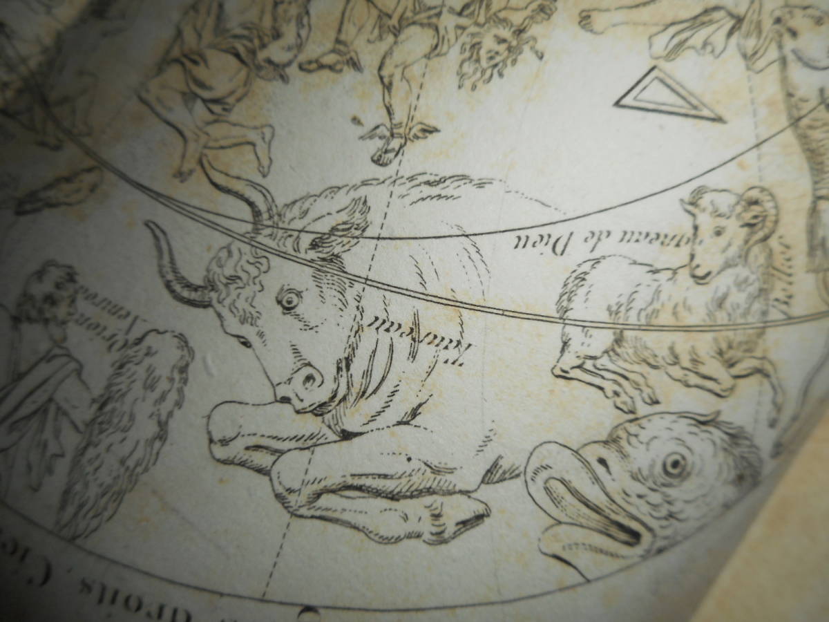 アンティーク 古天文書astronomy星座早見盤1826年『プトレマイオスの