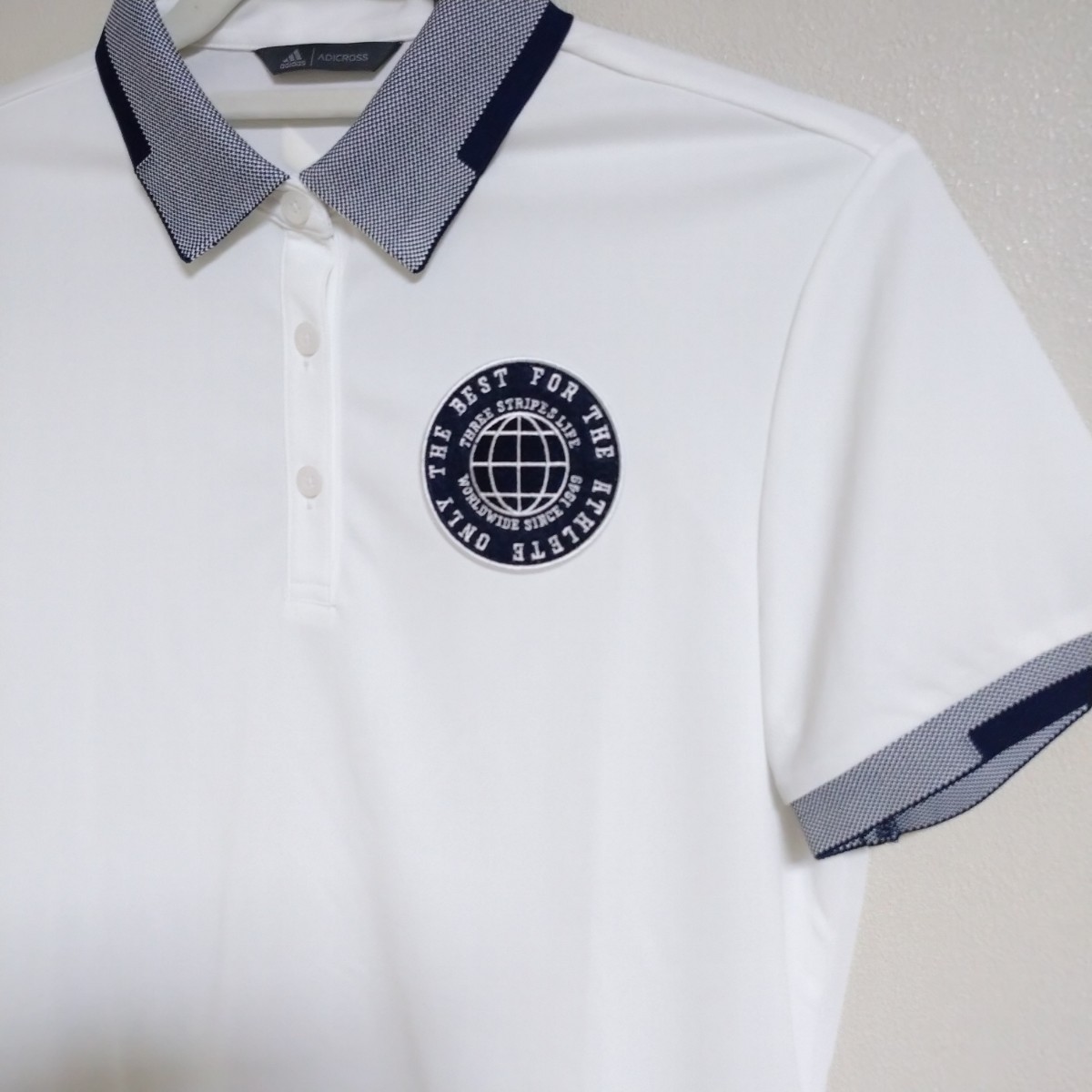 Paypayフリマ アディダスゴルフ ホワイト ポロシャツ サイズｘl レディース Ll ゴルフウェア 新品 Golf