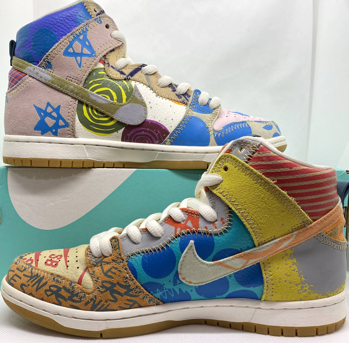 超希少!!NIKE SB ZOOM DUNK HIGH PREM トーマスキャンベル 26.5CM 918321-381★THOMAS CAMPBELLナイキPREMIUMダンクHIプレミアムB_画像5