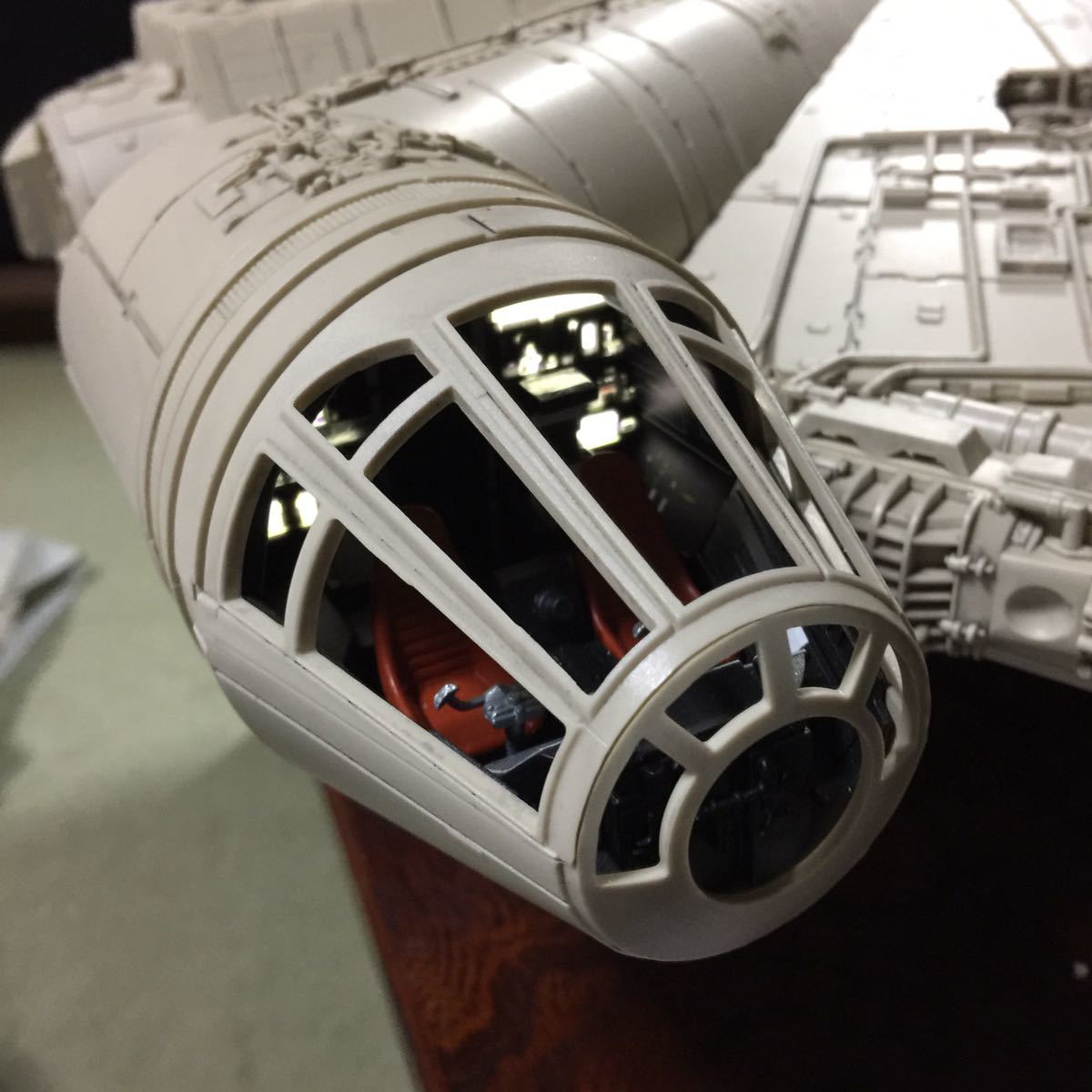  final product millenium Falcon 1/43 der Goss tea ni( not yet painting )