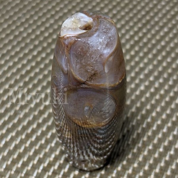 御幸天珠 AS02439 法螺天珠 38x16mm 法螺貝天珠 法螺貝の化石 ほら貝 ホラガイ ほらがい_画像10