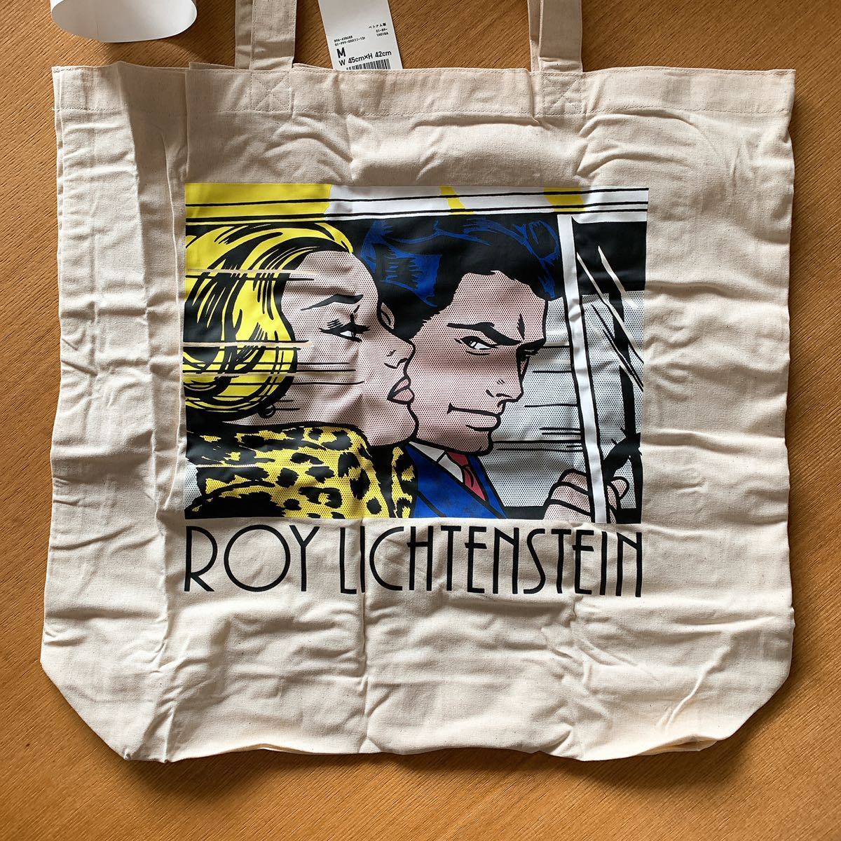 ユニクロ プリントバッグ 新品未使用 ロイ・リキテンスタイン Roy Lichtenstein トートバッグ エコバッグ UT ◯即決 ◯送料無料