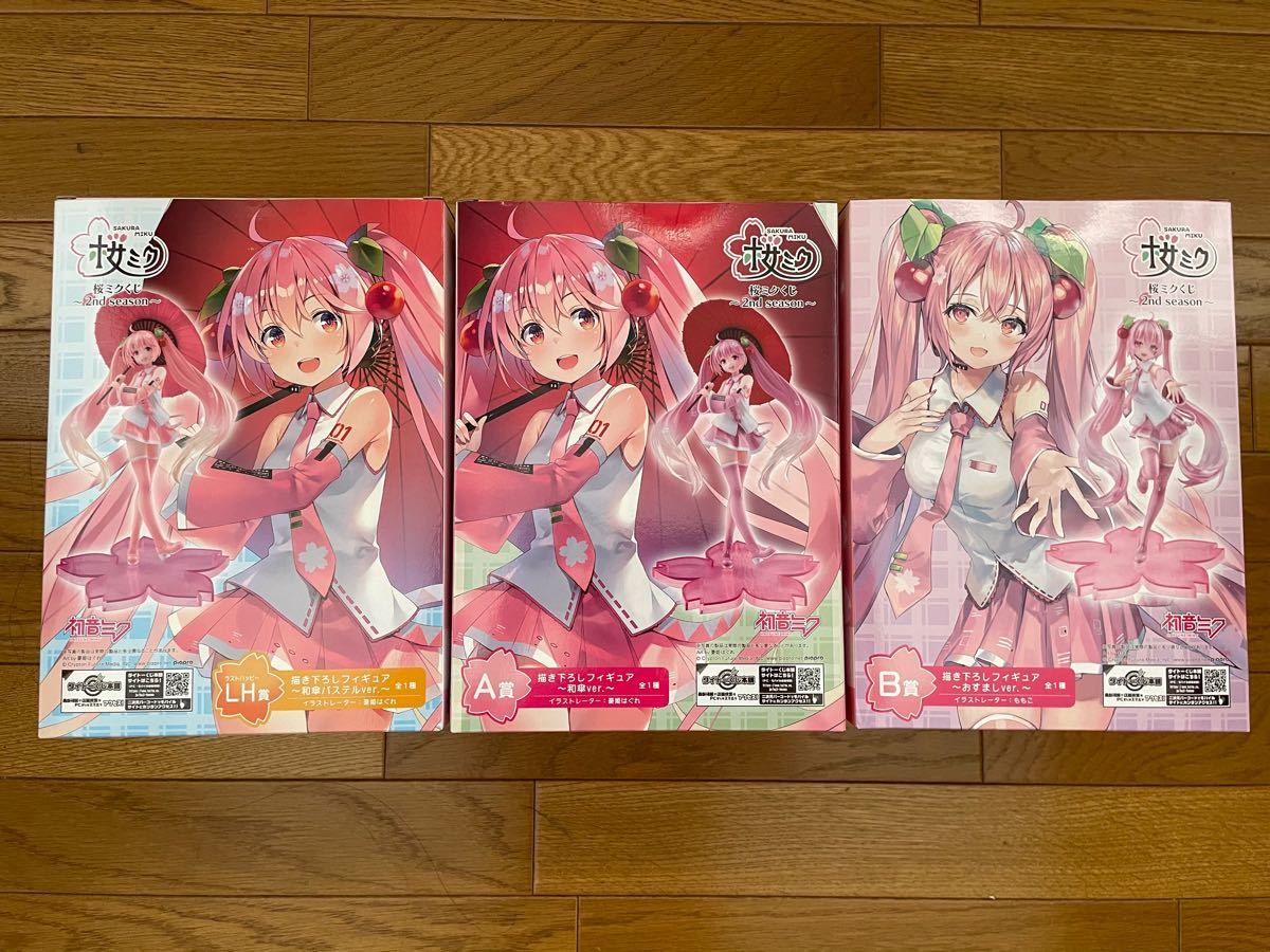 タイトーくじ本舗 桜ミク 2nd season フィギュアコンプセット A タイトーくじ本舗 桜ミク 2nd season フィギュアコンプセット A