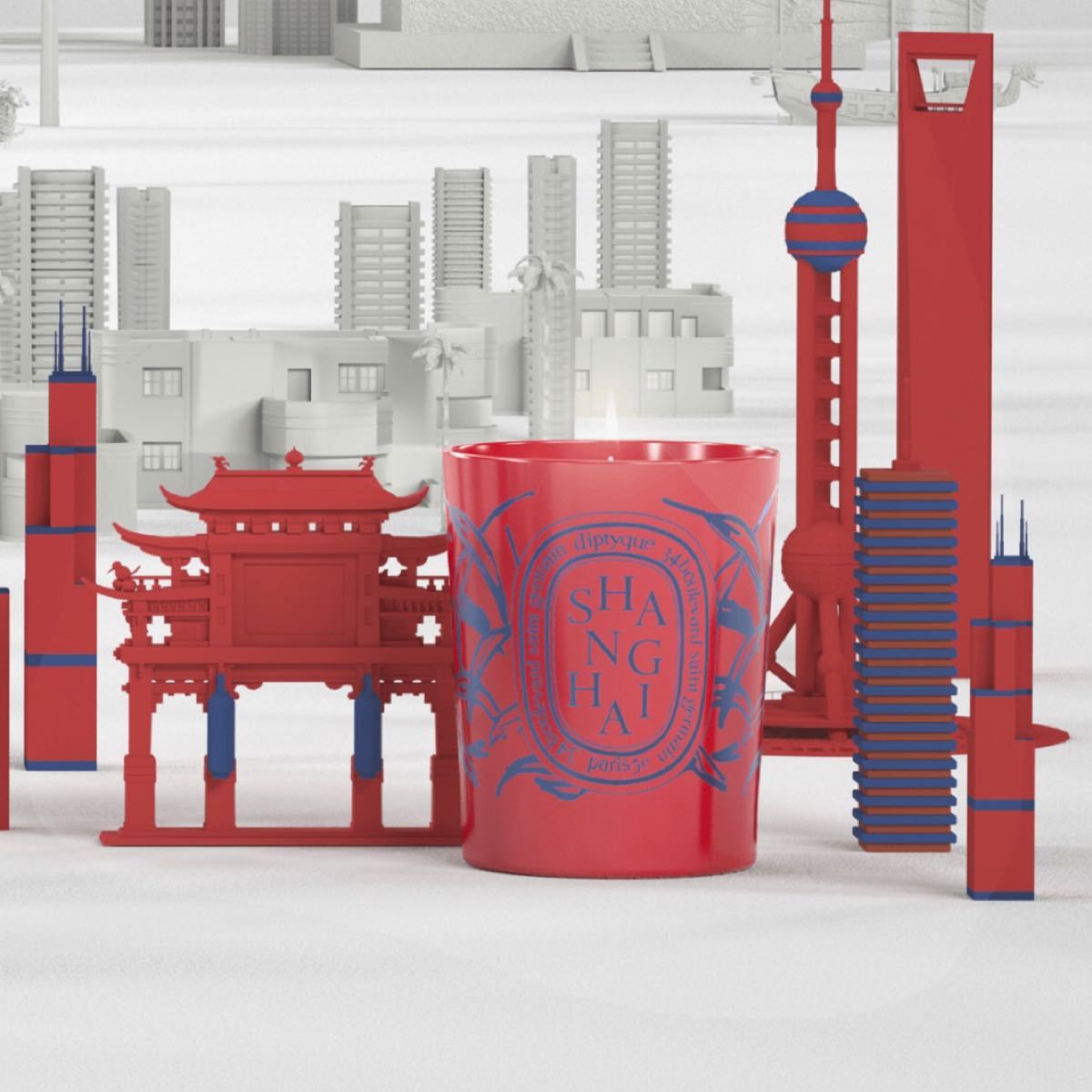 diptyque ディプティック キャンドル 上海 SHANGHAI 190g city candle Shanghai 完売品