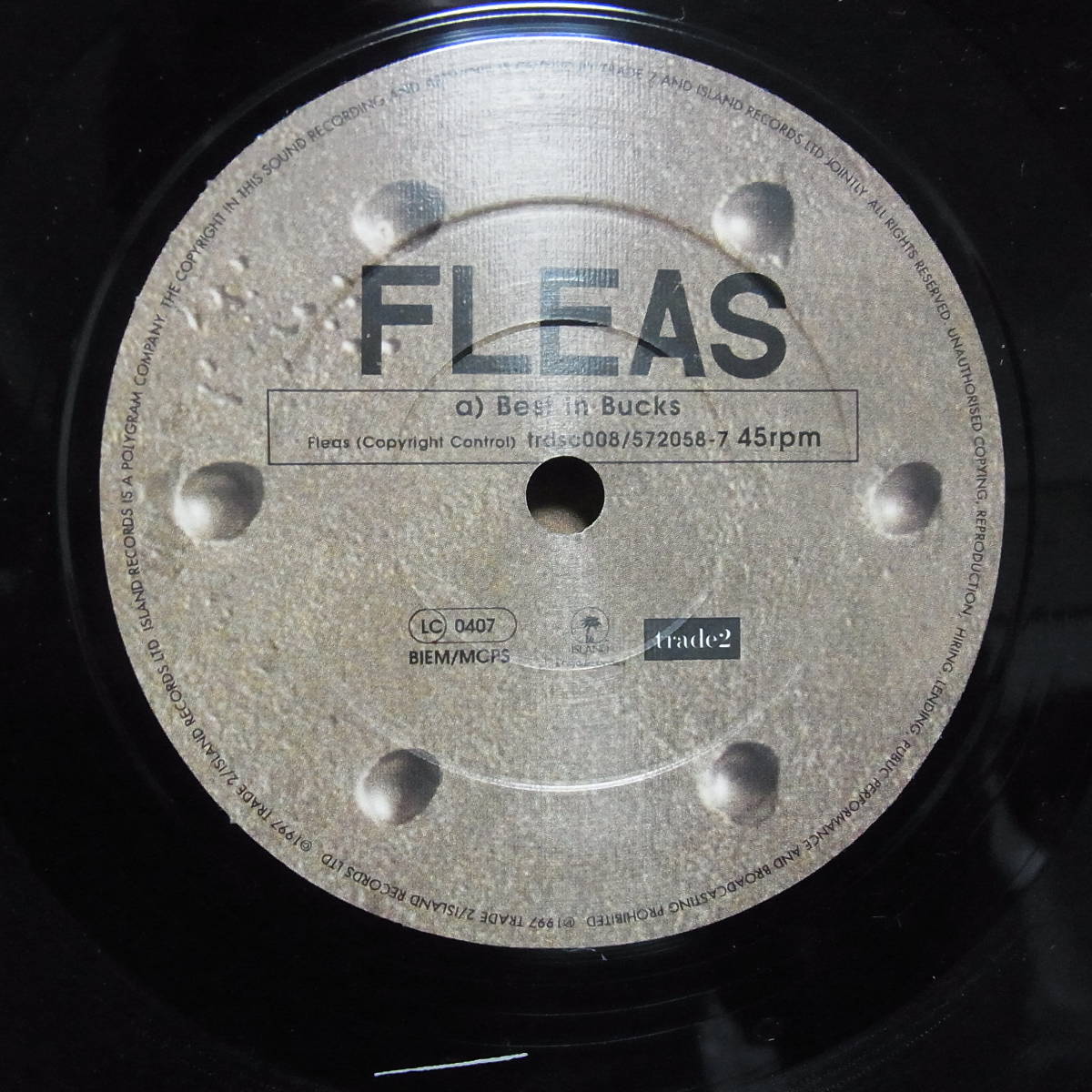 アナログ 7INCH EP ● 輸入盤 ～ 購入のみの保管品 Fleas Best In Bucks Trade 2 TRDSC 008の画像4