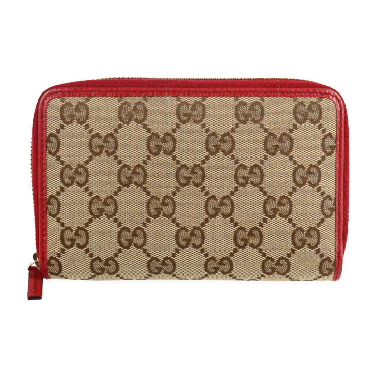 GUCCI グッチ GGキャンバス 420113 二つ折り財布 キャンバス ベージュ