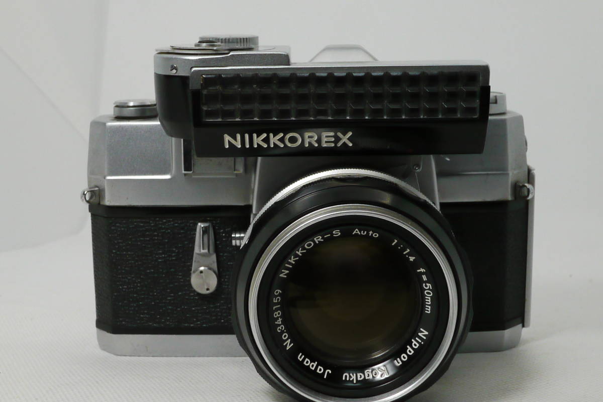 貴重 状態良好 ニコン NIKKOREX 専用メーター 付き 50mm F1.4 レンズセット_画像1
