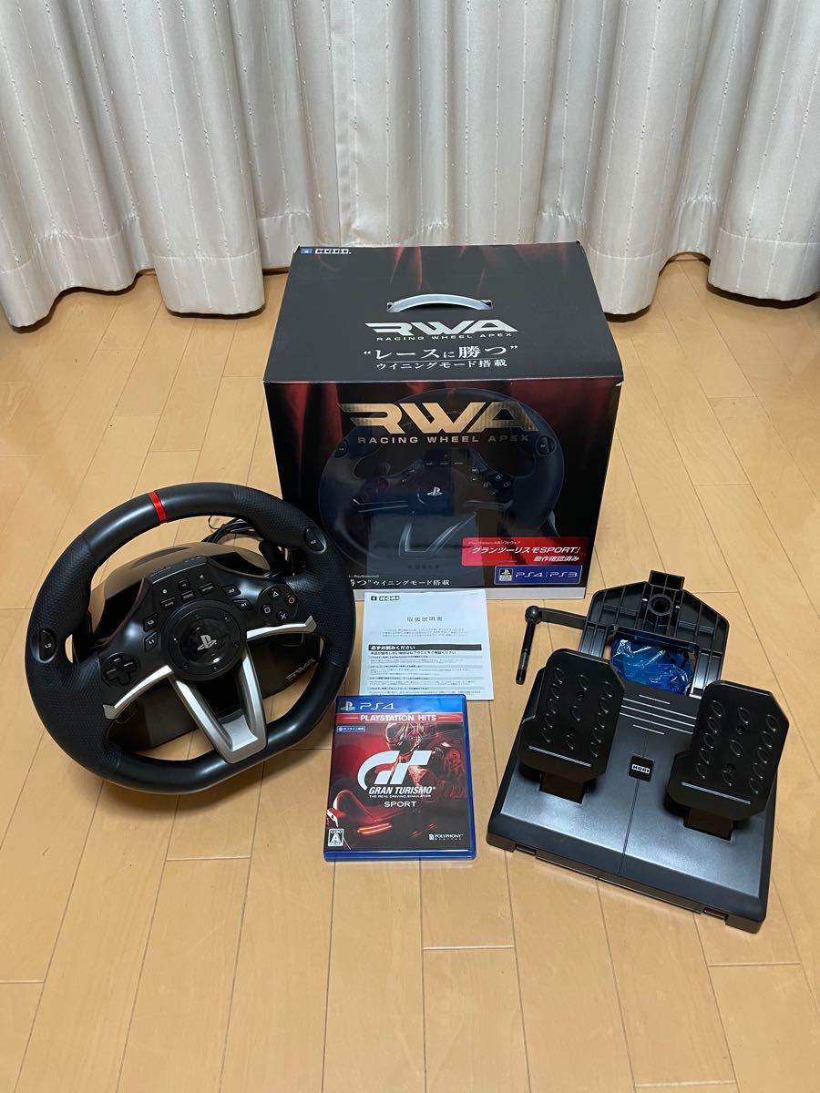 HORI RACING Wheel APEX エイペックス ホリ PS4 PS3 グランツーリスモスポーツセット