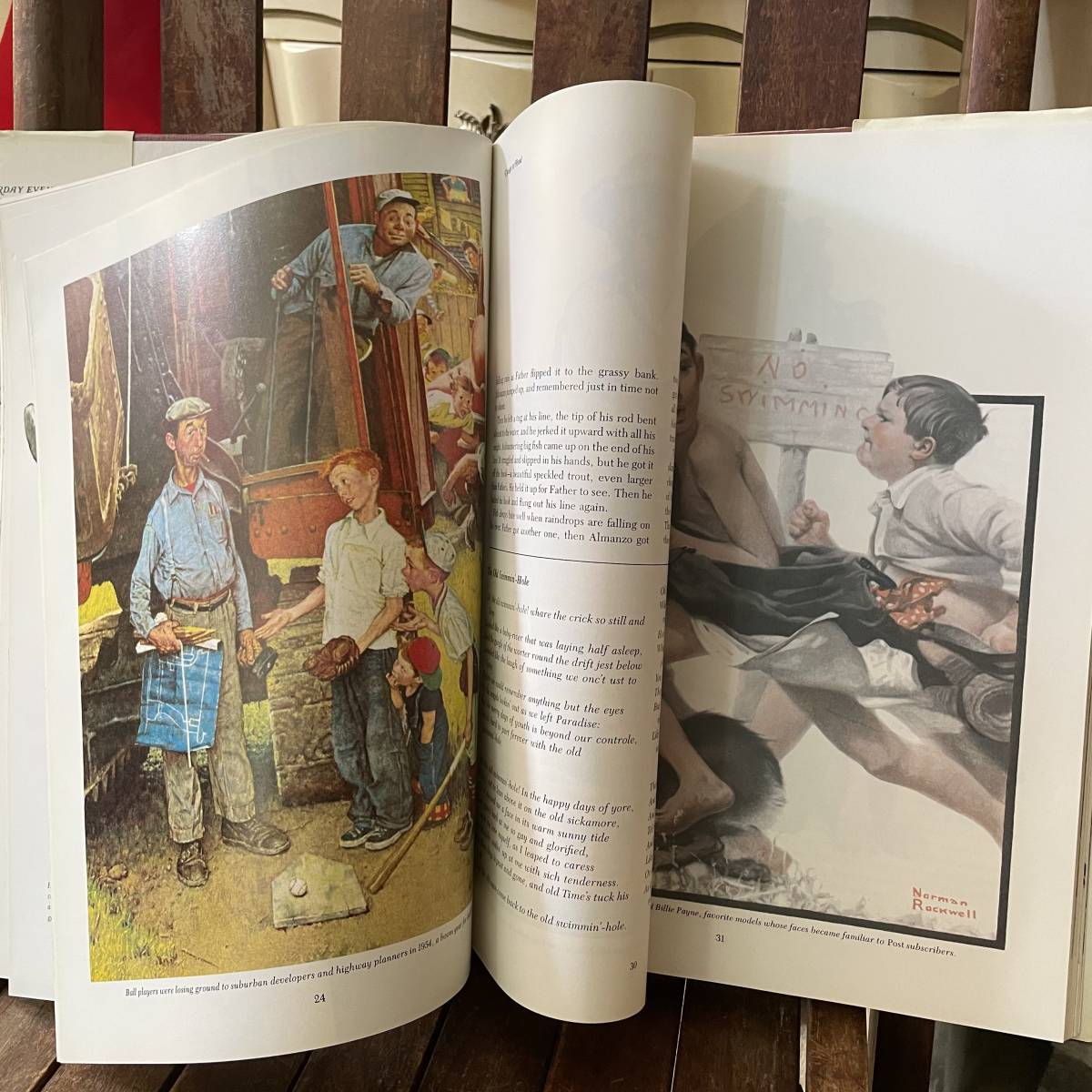  rare! Norman lock well Norman Rockwell picture great number introduction book@ Vintage publication / painter antique store furniture USA fine art New York 50*s60*s