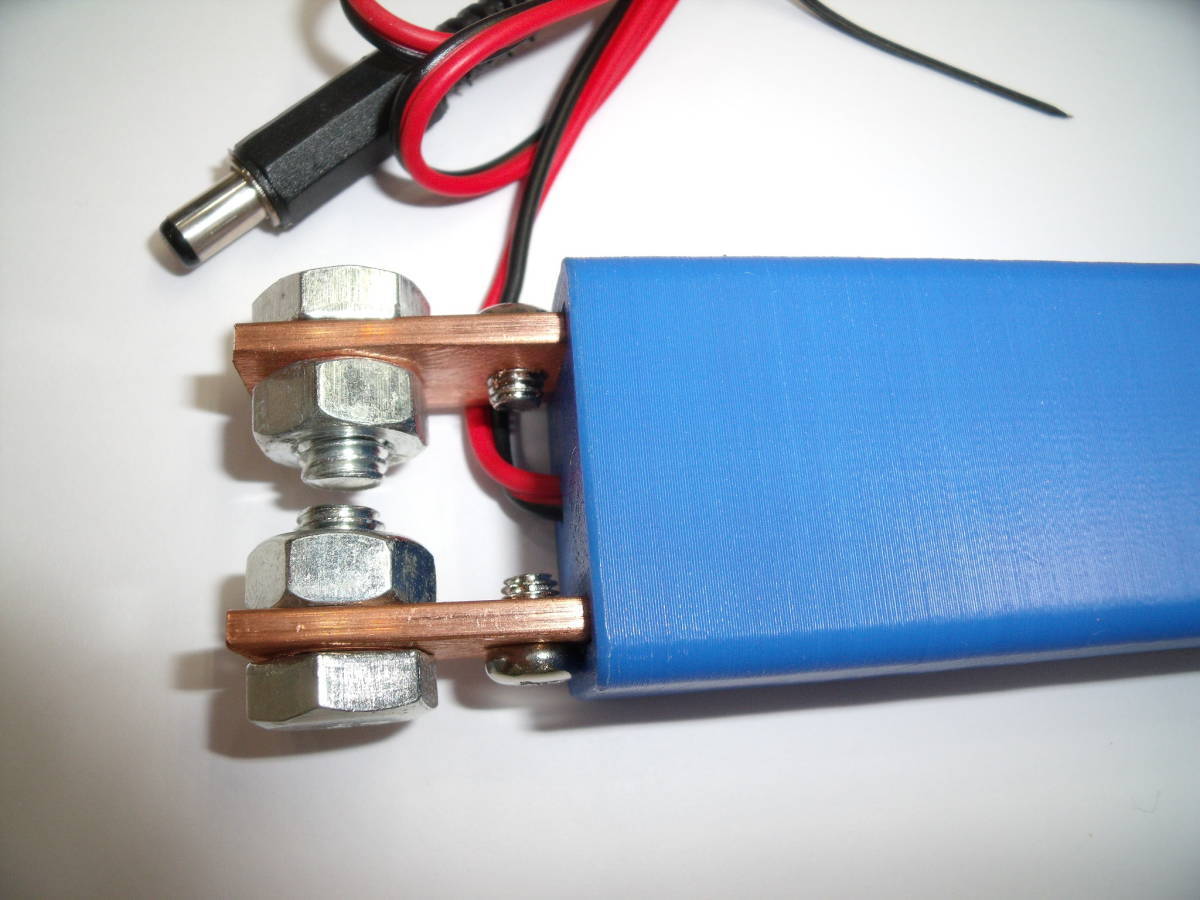 溶接 自作 スポット 電池タブ ニッケル板のスポット溶接