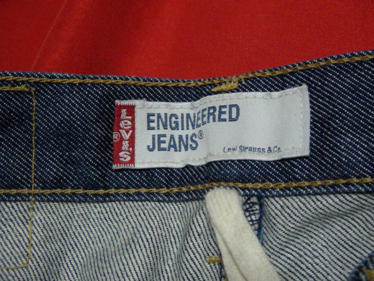 ☆　Levis　リーバイス　エンジニアジーンズ　デニム　ハーフパンツ　M　コットン　日本製_画像4