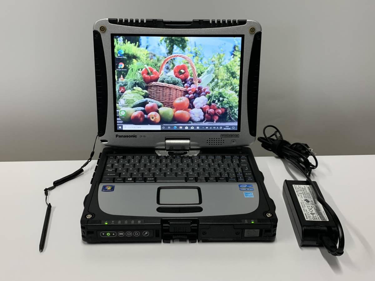 A18117)Panasonic TOUGHBOOK CF-19ノートPC搭載Intel Core i5-3320M 2.60GHz/4GB/SSD128GB/無線/bluetooth/Office/Win10 Pro 64Bit_画像1