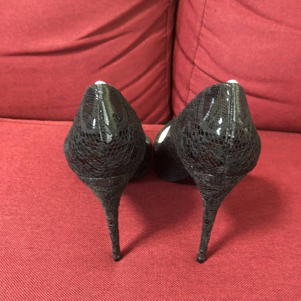 新品 DOLCE&GABBANA ドルガバ レディース パンプス ヒール NERO