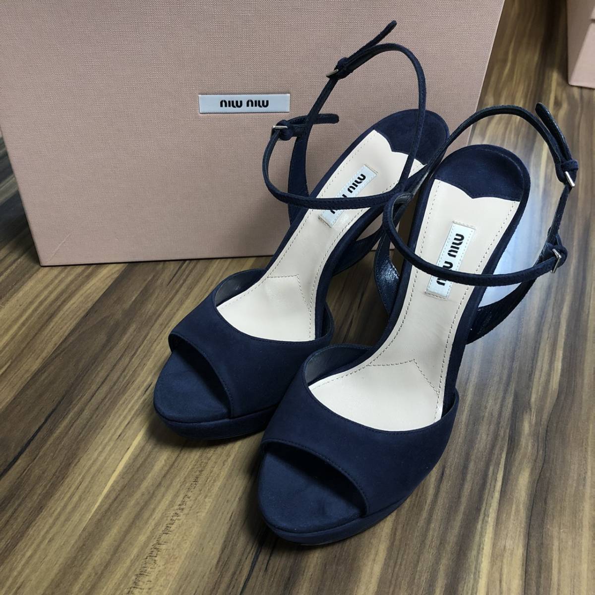 メーカー直送】 新品☆MIU MIU ミュウミュウ レディース サンダル 25