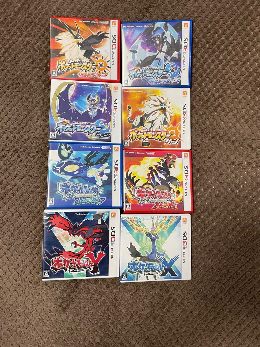 ポケットモンスター ウルトラサン ウルトラムーン サン ムーン アルファサファイア オメガルビー X Y  ポケモン 3DSソフト