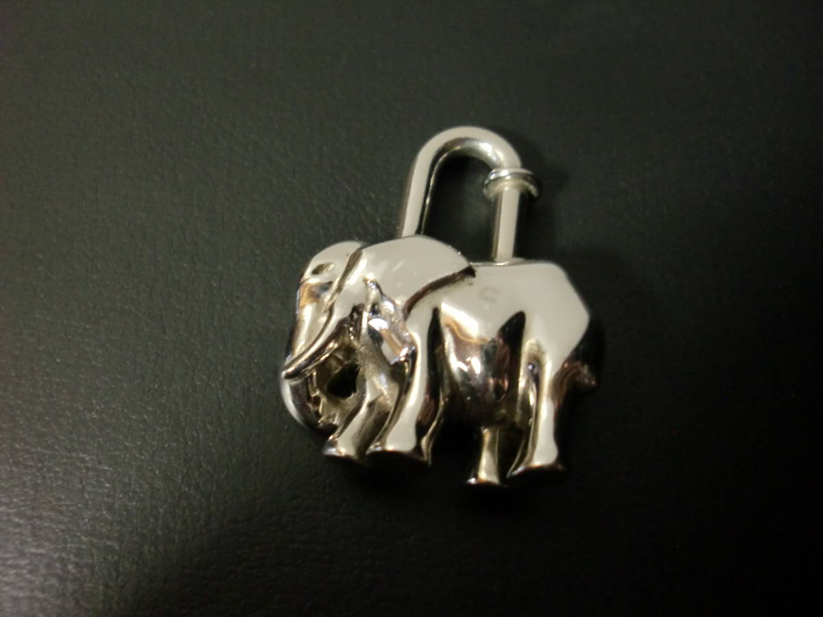 Hermès エルメス カデナ エレファント シルバー チャーム 美品-