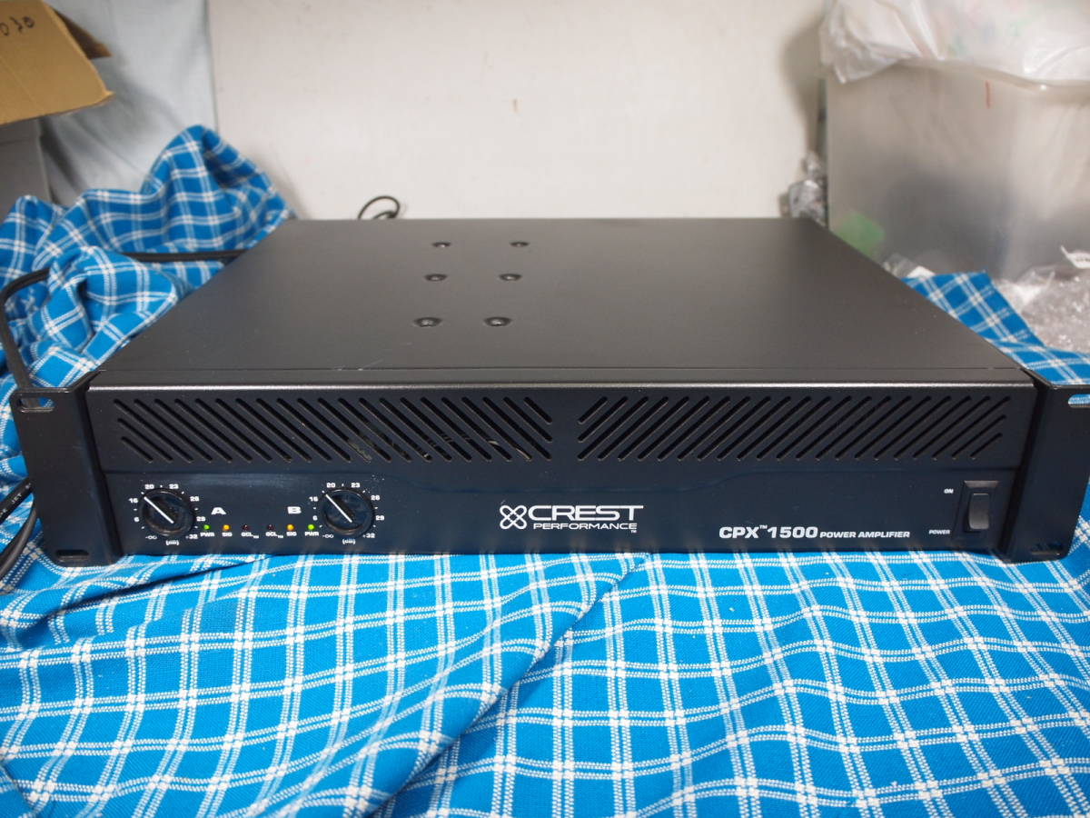 crest cpx1500 パワーアンプ(値段交渉可) Yahoo!オークション - プロ用パワーアンプを 家庭用で CREST