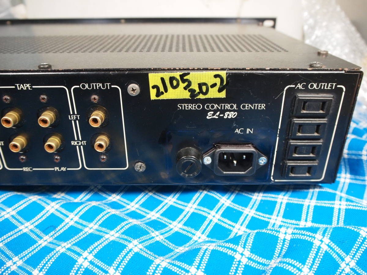 Sound Explorer EL-880 金田式 DCプリアンプ 完動品 【3ヶ月保証 Sound Explorer EL-880 金田式 DCプリアンプ 完動品 【3ヶ月保証