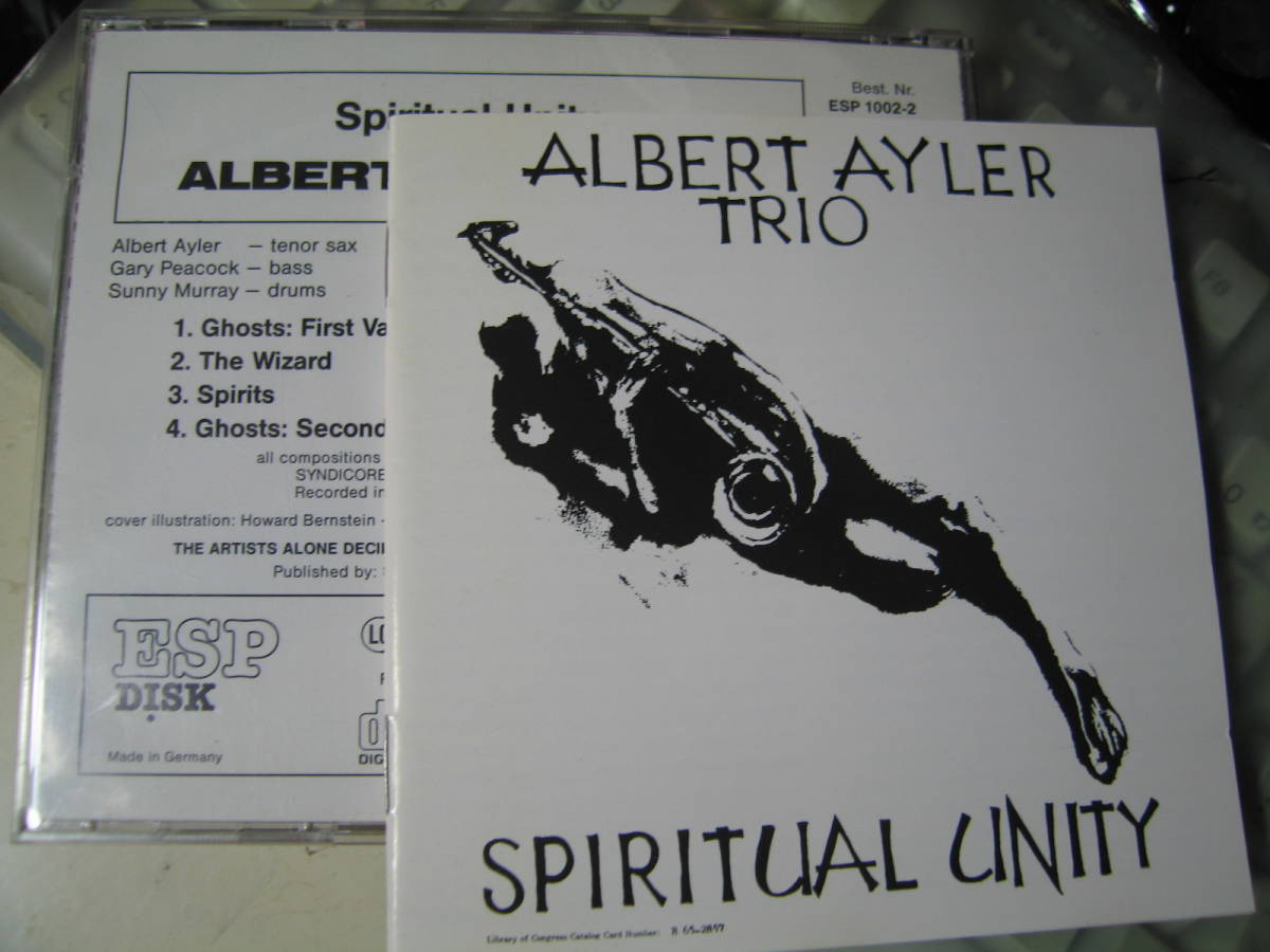 無傷CD フリージャズ名盤 アルバート・アイラーts / Spiritual Unity ゲイリー・ピーコックｂ サニー・マレーds /ti_画像1