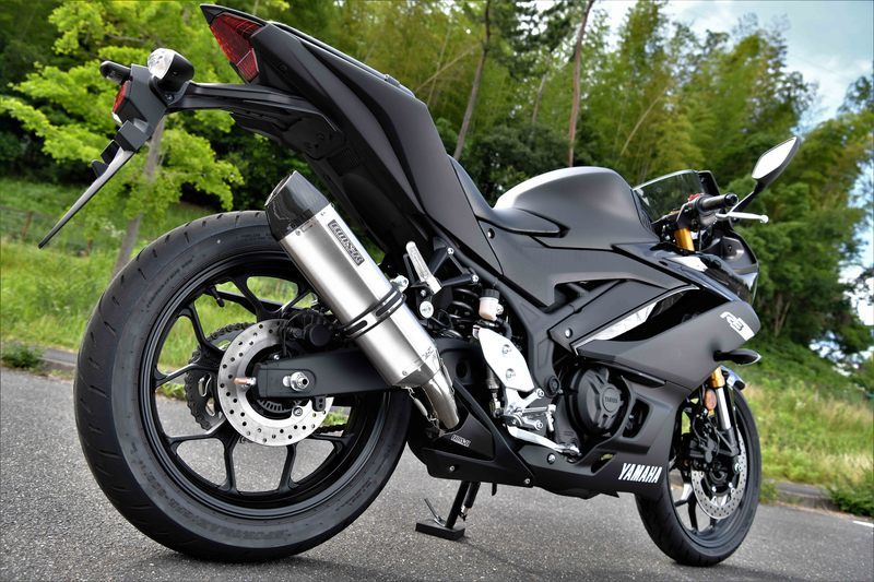 新品 ビームス YZF R-3 2019~ (2BL-RH13J)用 CORSA-EVOⅡ スリップオン ステンレスサイレンサー 政府認証 G264-64-P1J BEAMS マフラー_画像3