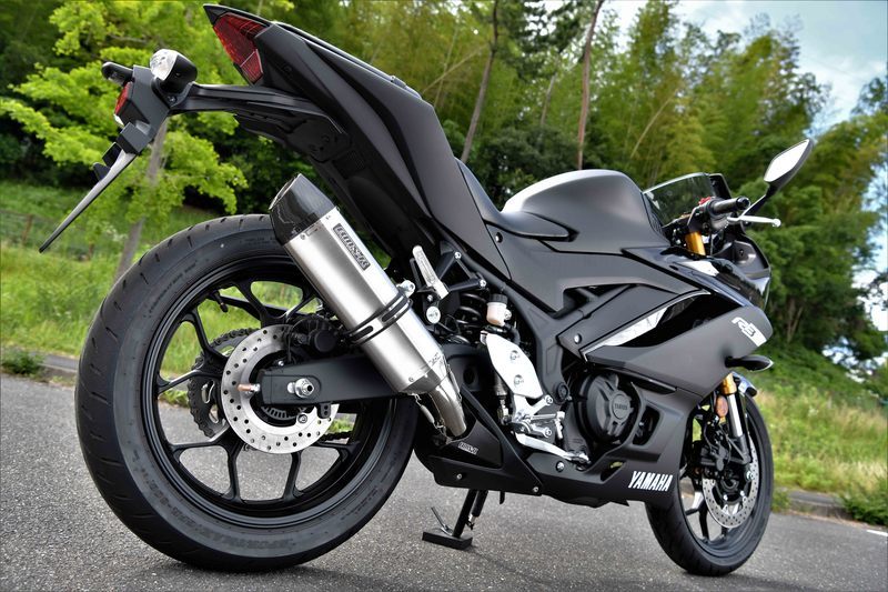 新品 ビームス YZF R-3 2019～ (2BL-RH13J)用 CORSA-EVOⅡ スリップオン ステンレスサイレンサー 政府認証 G264-64-P1J BEAMS マフラー_画像3