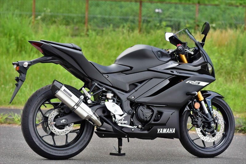 品質満点 (2BL-RH13J)用 2019~ R-3 YZF ビームス 新品 CORSA-EVOⅡ マフラー BEAMS G264-64-P1J 政府認証 ステンレスサイレンサー スリップオン マフラー本体(社外)