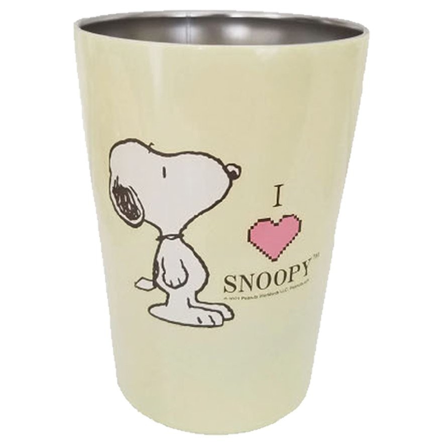 スヌーピー　ステンレスカップ　ステンレスタンブラー　2way　保温　保冷　SNOOPY　2個 　480ml  コンビニコーヒー