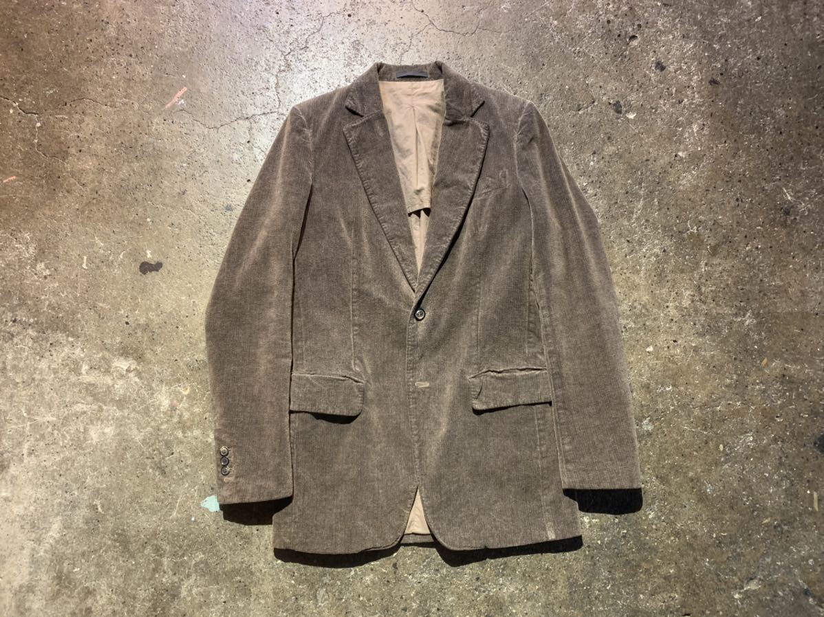 Martin Margiela ⑩ マルタンマルジェラ 2003AW ダミーボタンホールジャケット 10 ここのえ3-3-3 03AW 初期 本人期