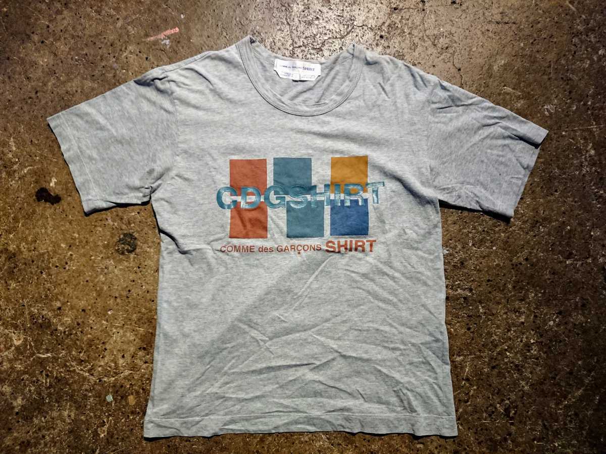 COMME des GARCONS SHIRT コムデギャルソン シャツ ロゴプリント Tシャツ 90's CDG SHIRT ロゴ
