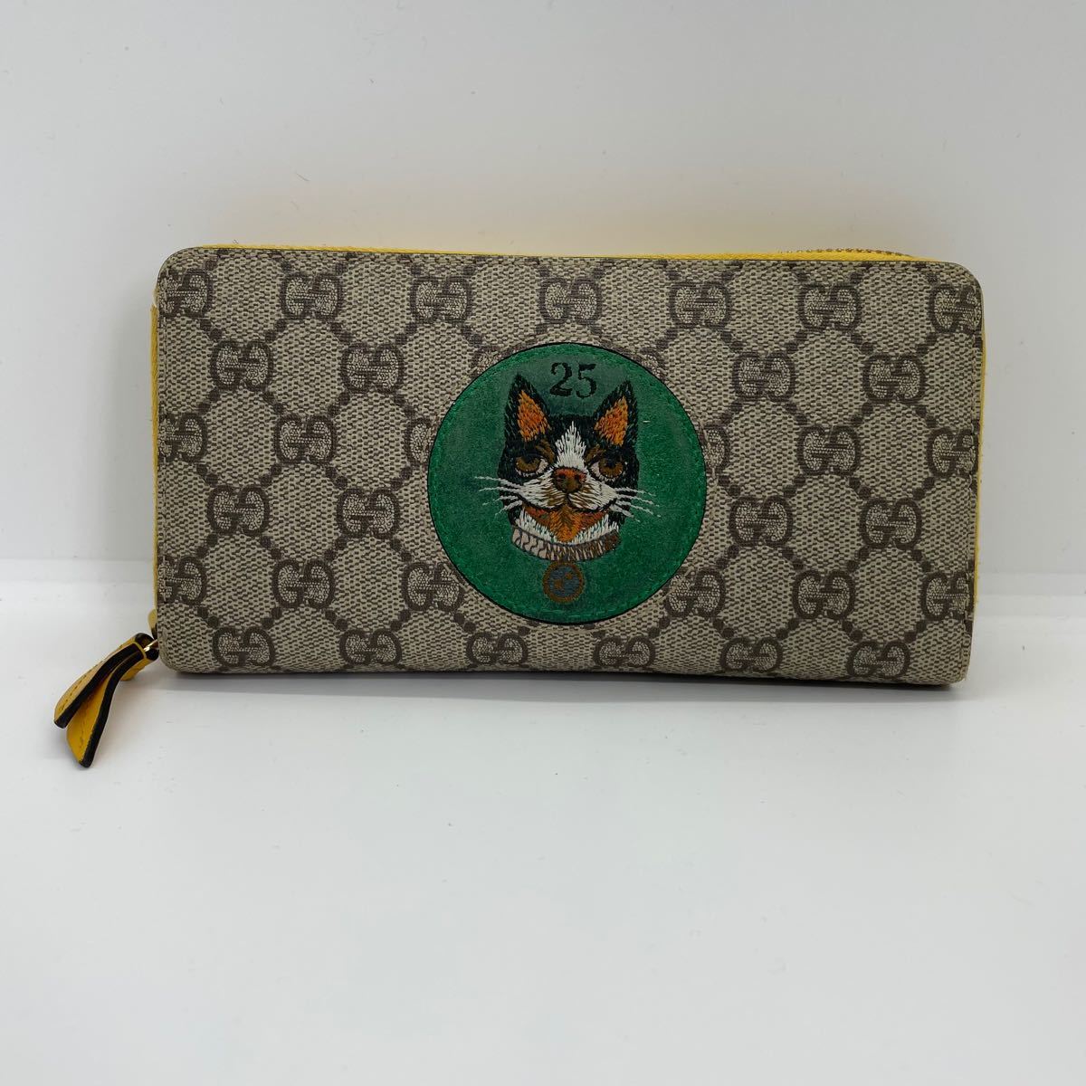 GUCCI ボスコ GGスプリーム 長財布 ラウンドファスナー グッチ長財布