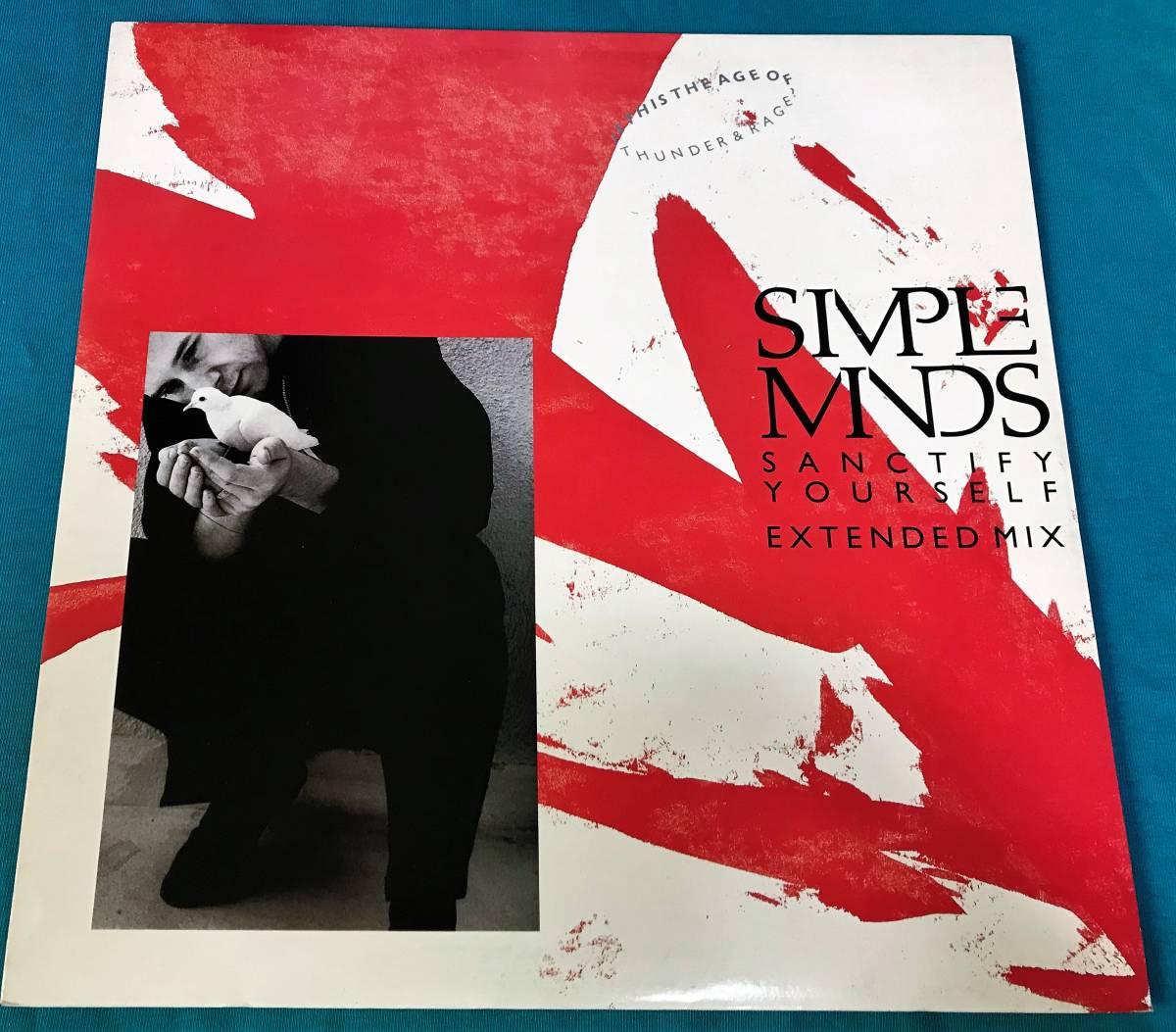 12”●Simple Minds / Sanctify Yourself (Extended Mix) UK盤SM1-12_画像1