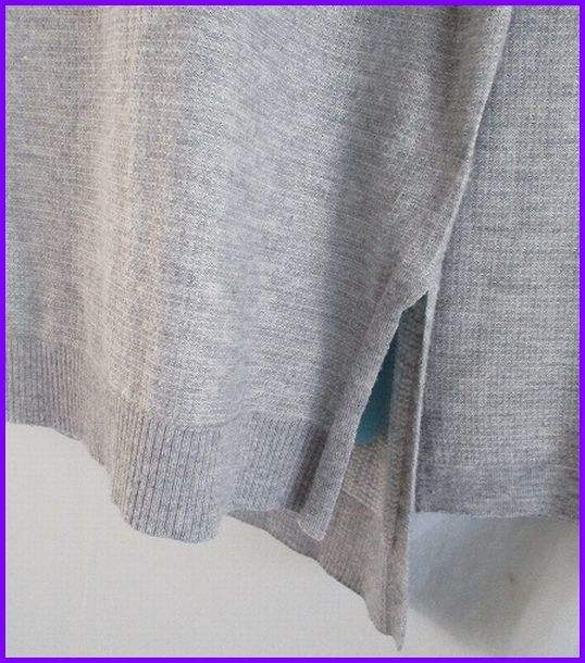 ♪M11032/UNTITLED+長袖セーター+サイズ2+グレー+_画像2
