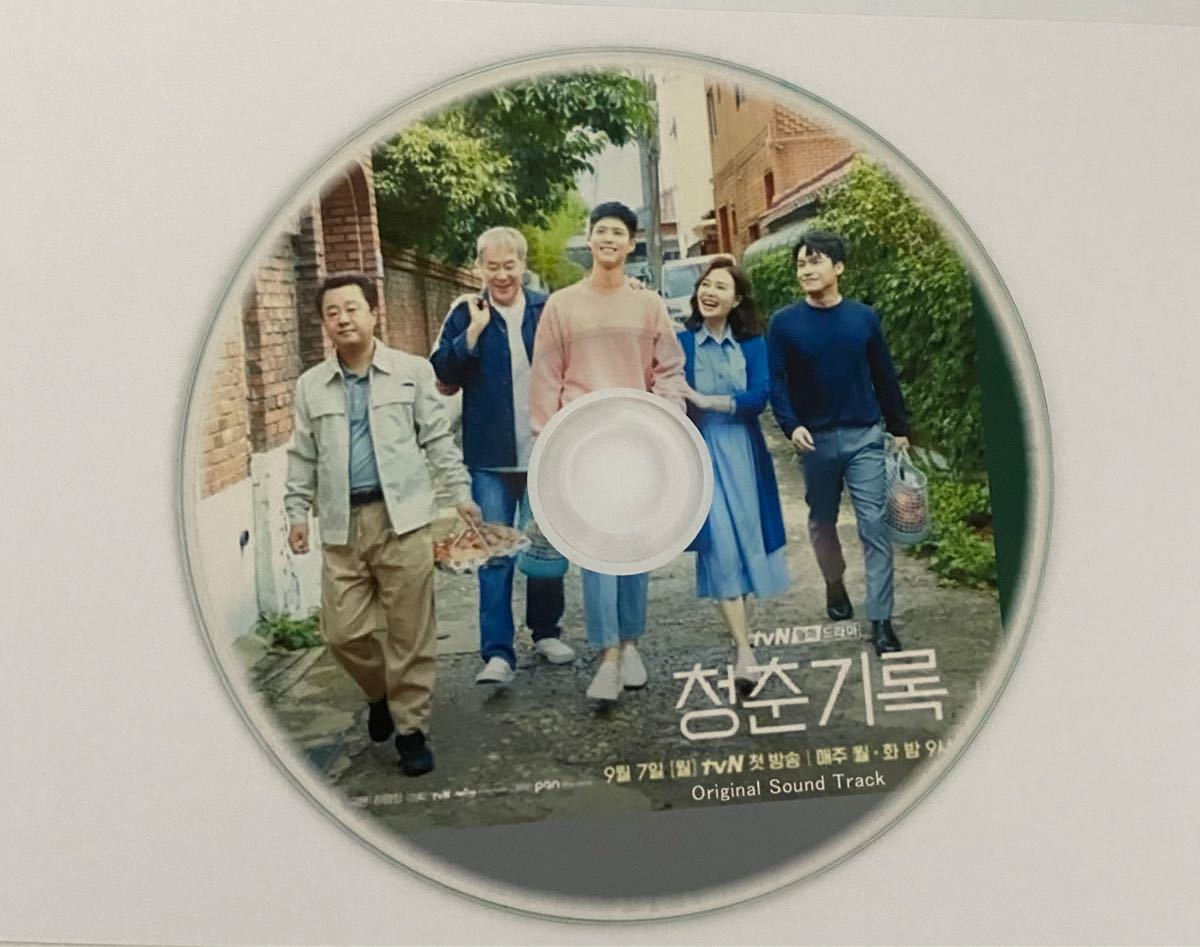 韓国ドラマ　青春の記録　オリジナルサウンドトラック　OST CD 2枚組