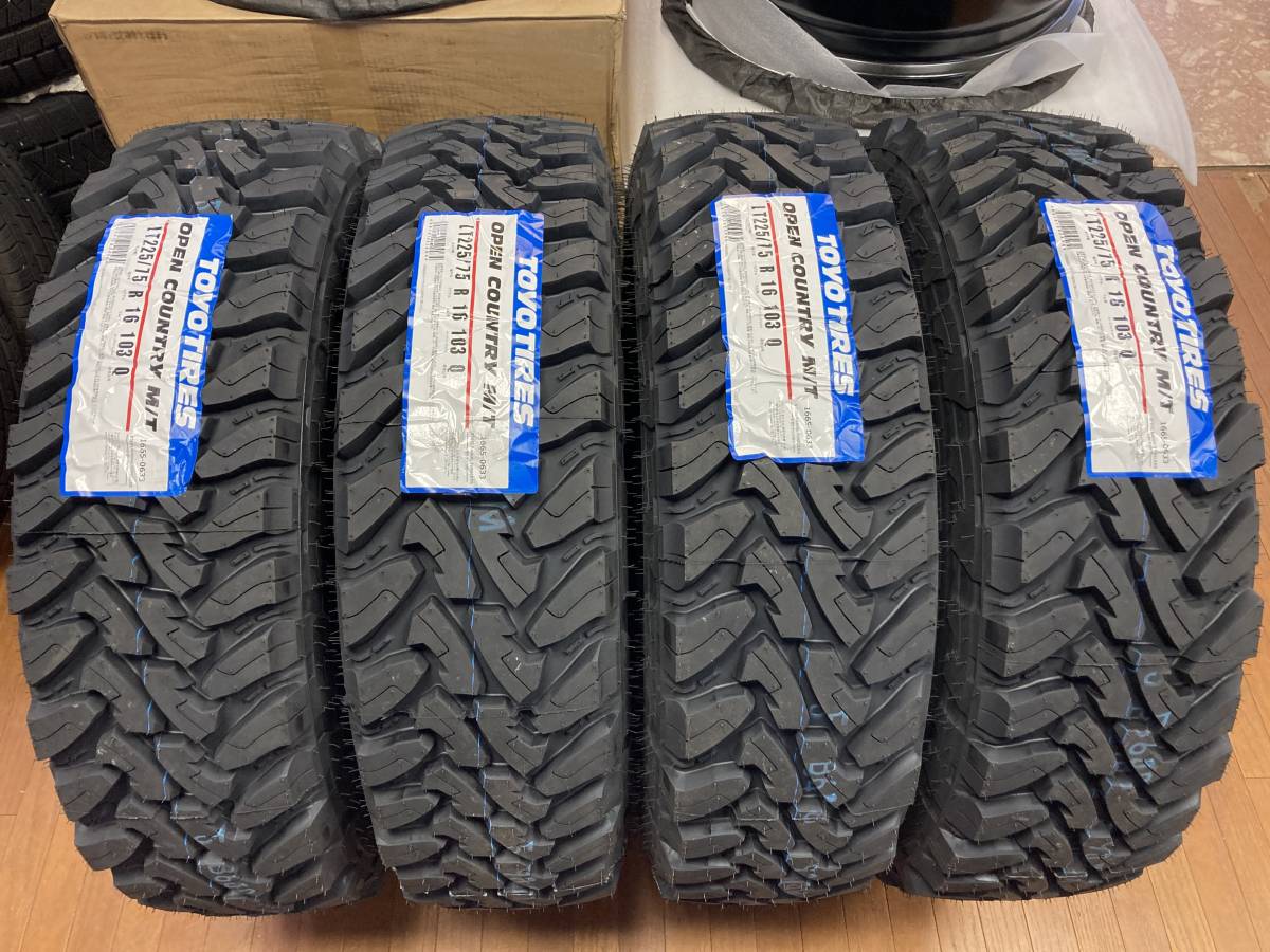 ◆即納OK◆2021年製 4本Set◆225/75R16 225/75-16◆ホワイトレター◆TOYO オープンカントリーM/T MT ◆新品国産◆ジムニー RAV4 デリカD5_画像2