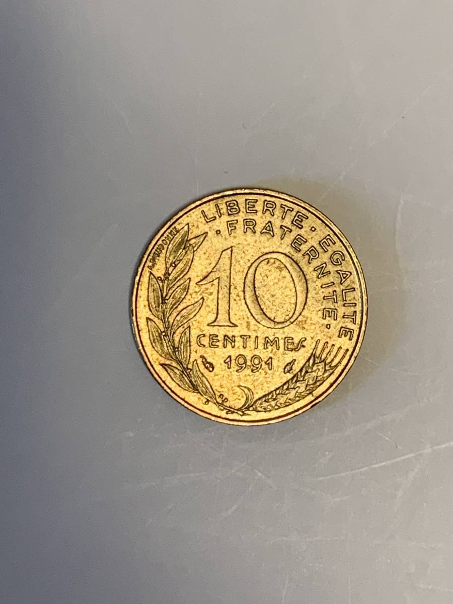 フランスコイン10centime_画像1