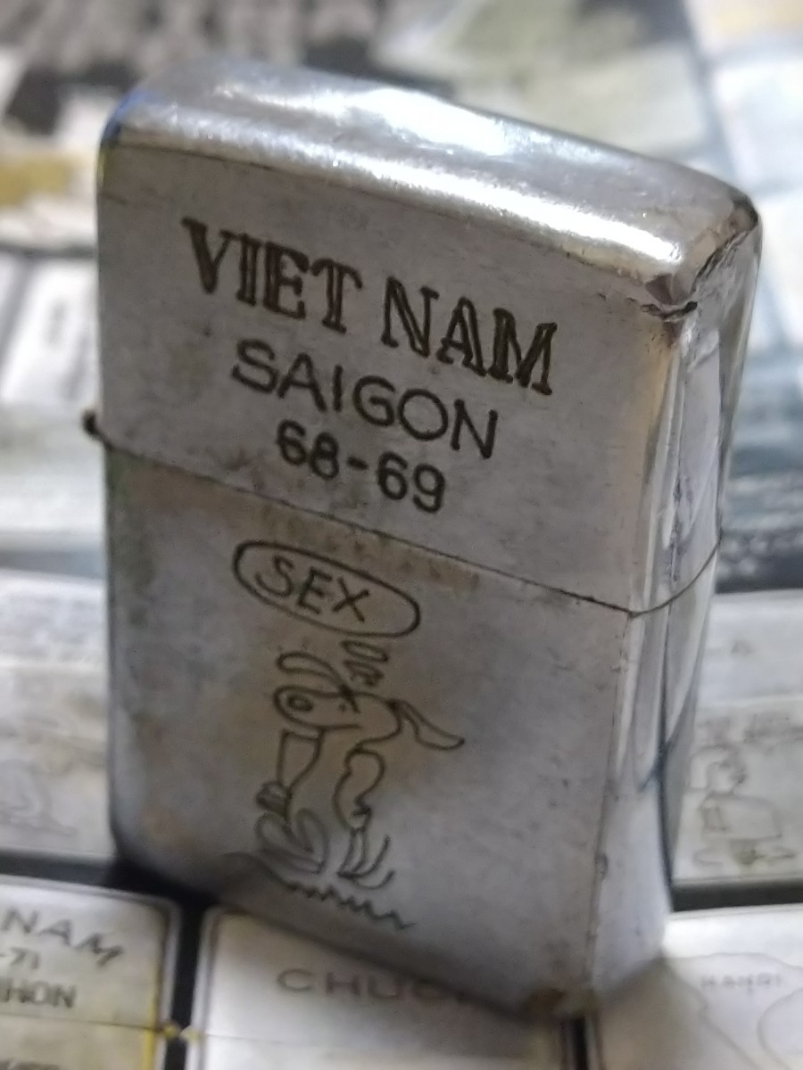 ベトナムZIPPO】本物 1968年製ベトナムジッポー スヌーピー VIETNAM