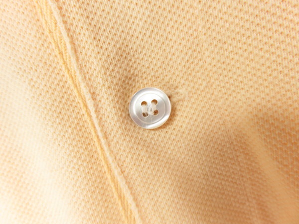 パパス　PAPAS　半袖ポロシャツ　黄色　刺繍入り　L_画像5