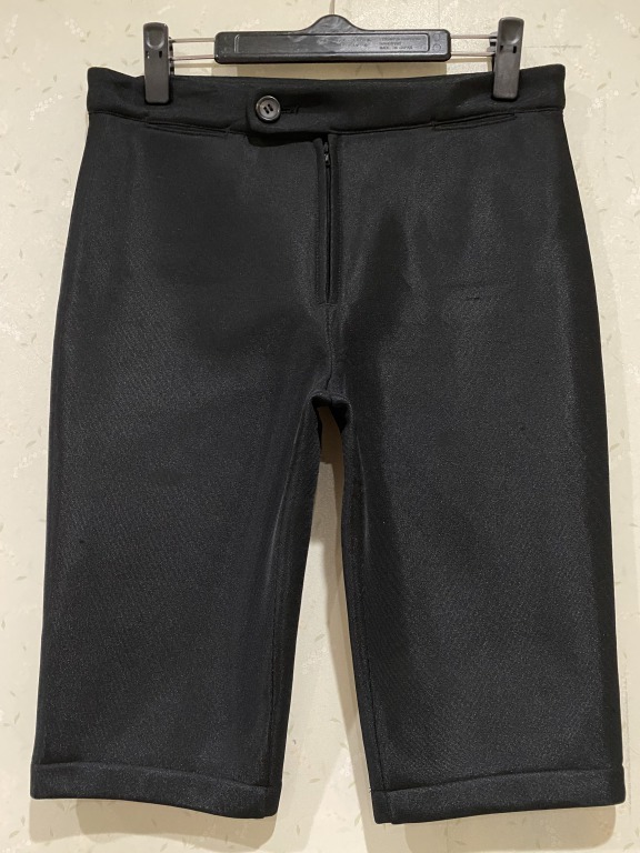 熱い販売 日本製 ブラック パンツ ショート ハーフ FV-P11-927