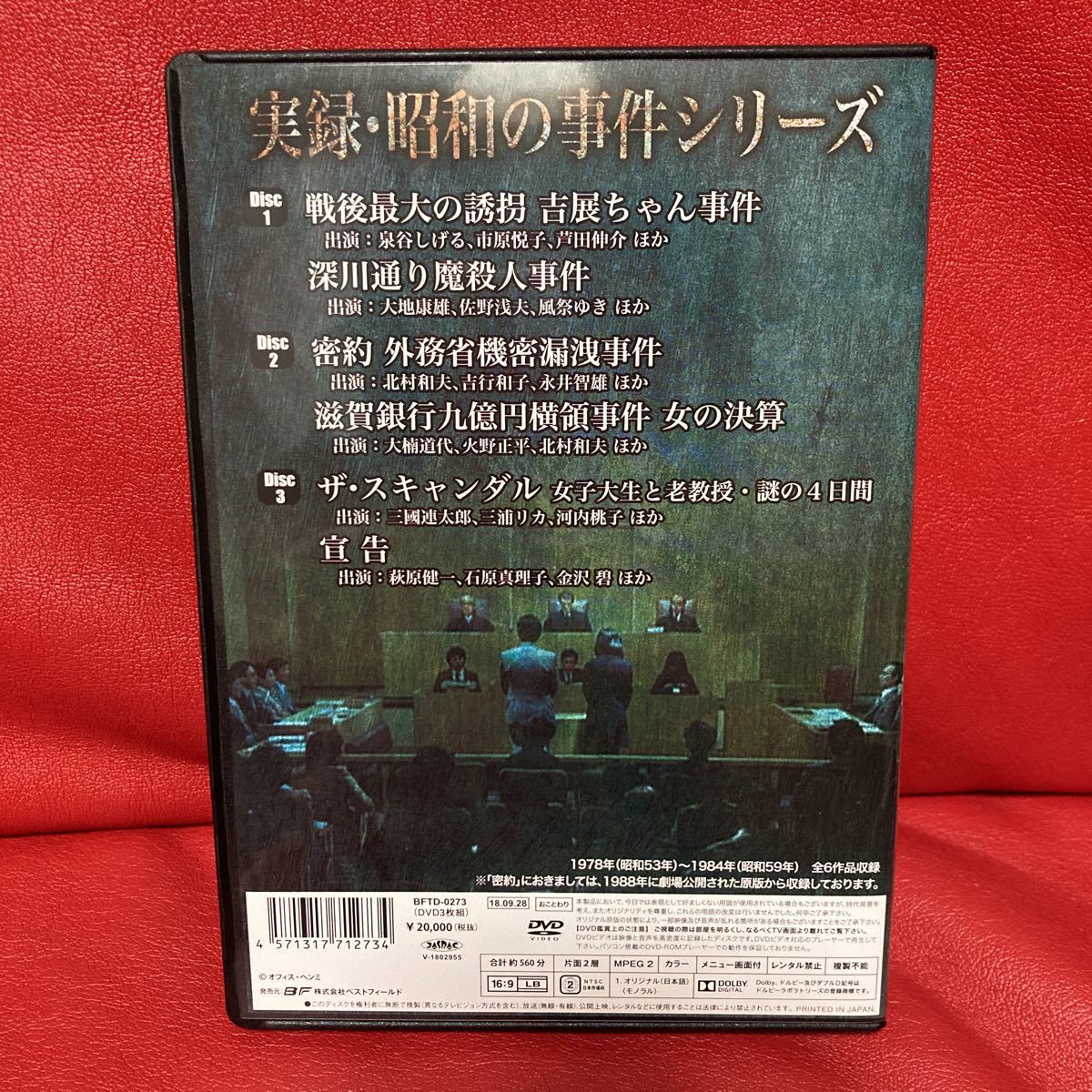 実録・昭和の事件シリーズ　コレクターズ　DVD HDリマスター版　３枚組　昭和の名作ライブラリー　第33集_画像2