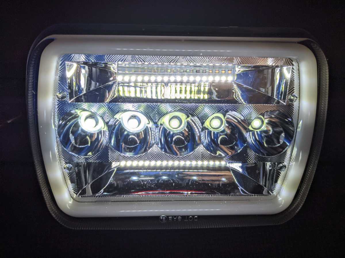  rectangle 2 light type LED head light AE86,RPS13,FC3S,FD3S,JZA70 GA70 AW11 SW20 AE92 other old car and so on 