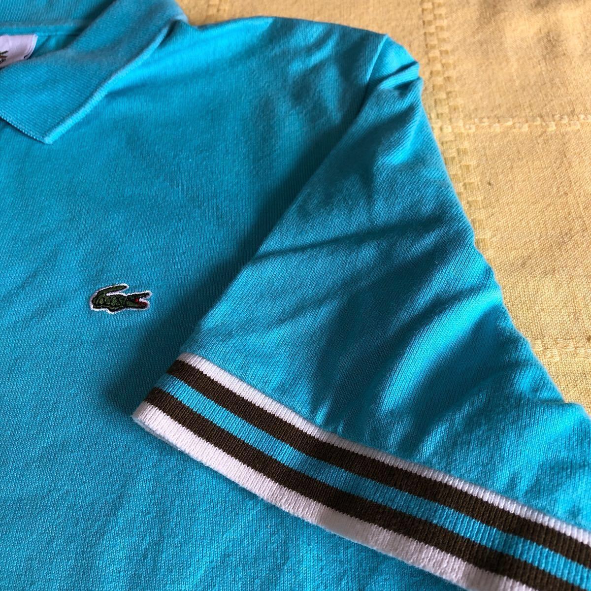 LACOSTE ラコステ　レディース　半袖ポロシャツ　ゴルフウェア　40 Mサイズ 相当　ブルー