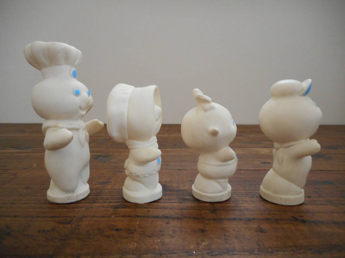 レア ビンテージ 70s Pillsbury Doughboy Finger Puppet ピルズベリー ドゥボーイ 指人形 フィギュア アドバタイジング フィンガーパペット_4919