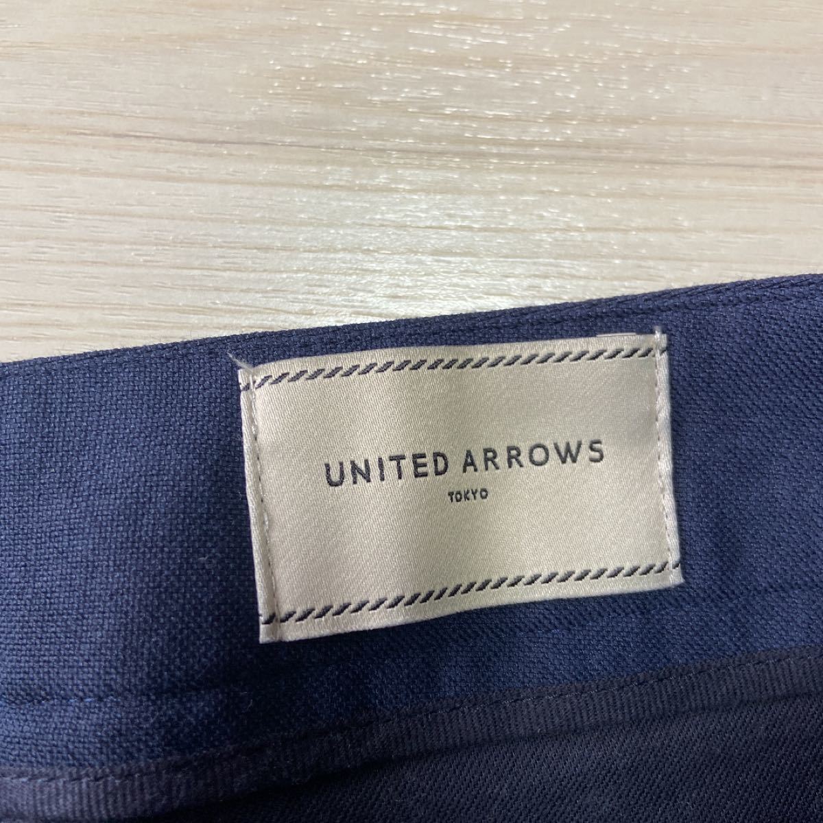 UNITED ARROWS ユナイテッド・アローズ パンツ アンクレット ネイビー 紺 ボトムス