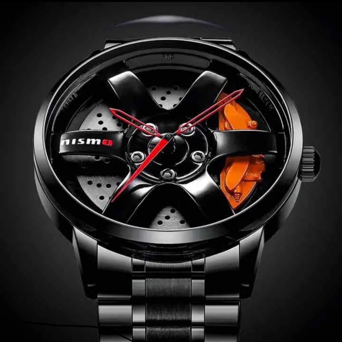 メンズ腕時計　nismo ニスモ ホイール腕時計　海外限定　日産　GTR