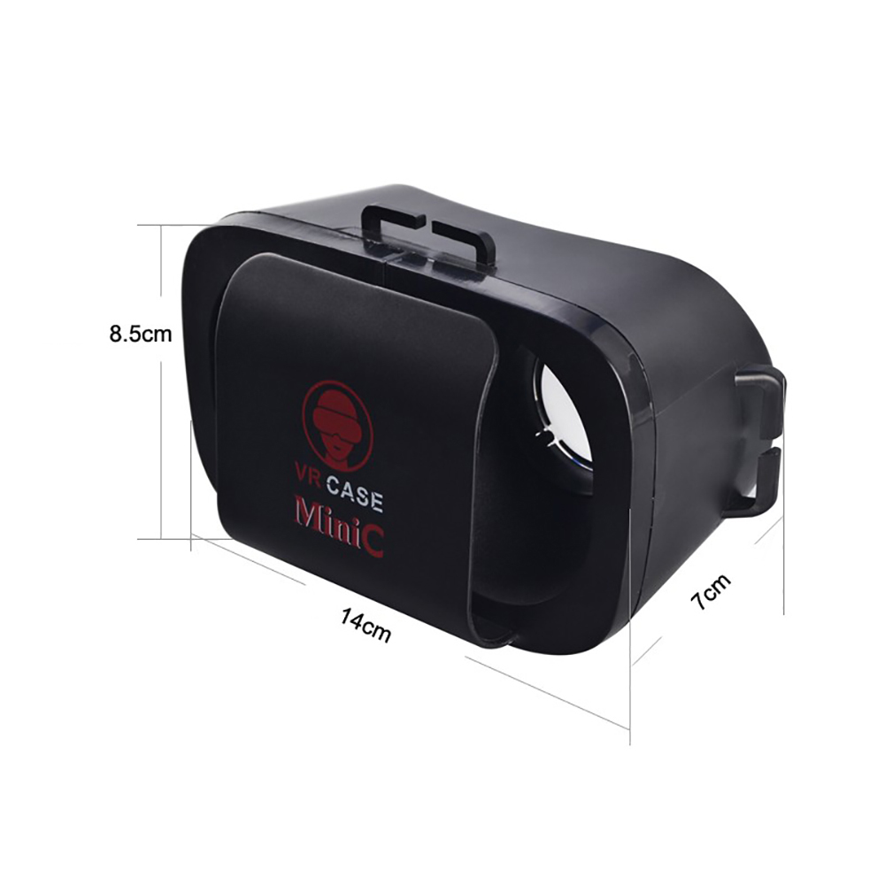 【送料無料】 VR CASE mini C ヘッドマウント 3D VRゴーグル iOS アンドロイド スマートフォン対応 VR BOX (ピンク)_画像9
