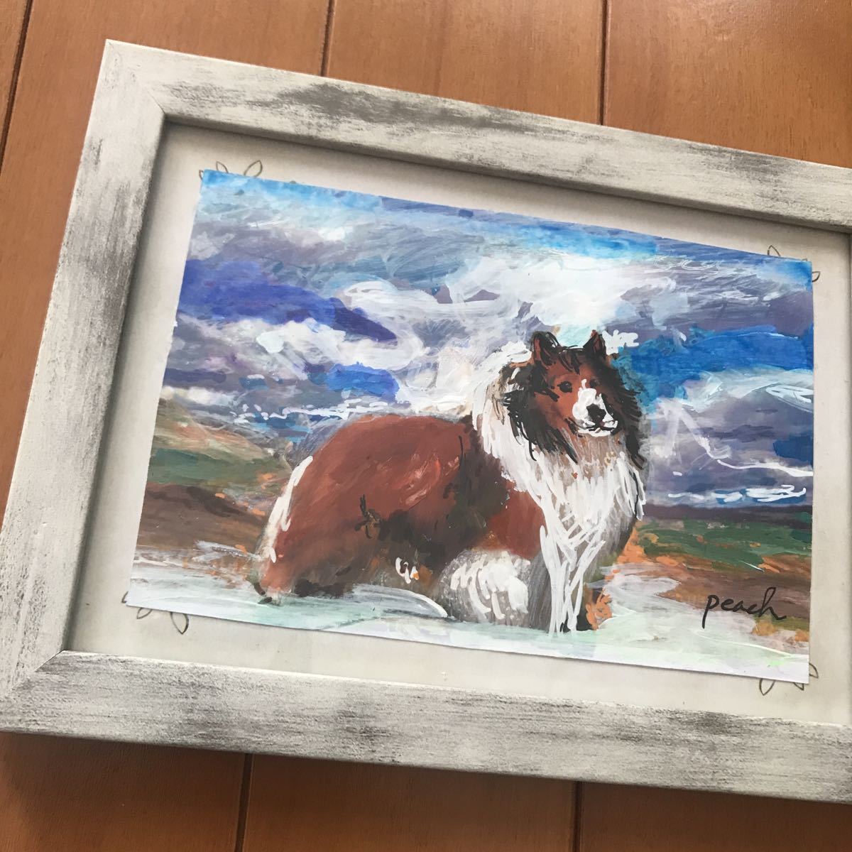  picture original picture handwriting . interior one point thing dog collie 