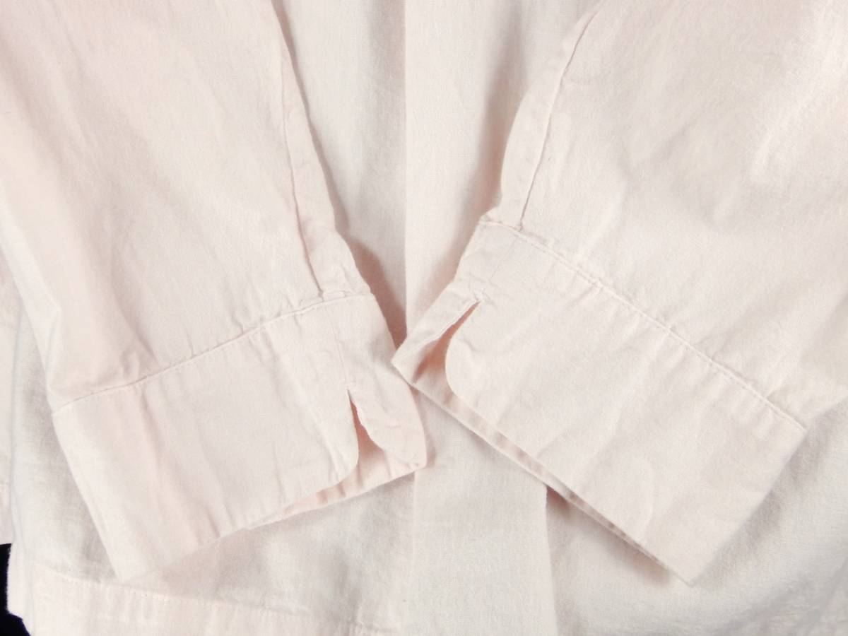 #markama-ka/ M17B-02SH01C / SKIPPER SHIRTS / сделано в Японии / мужской / тянуть over открытый цвет рубашка size 1 (S) / свет розовый 