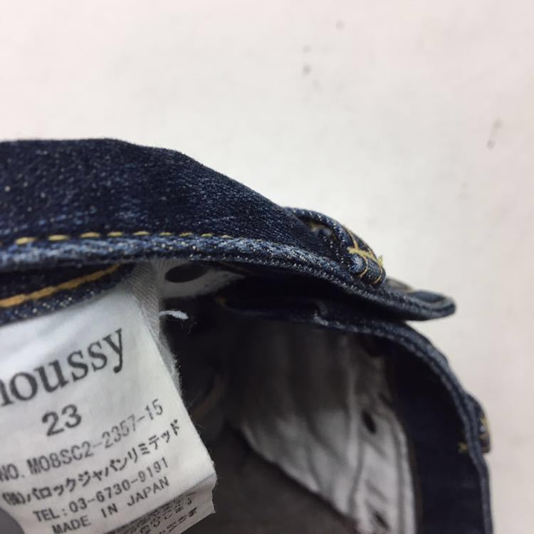 送料無料★moussy マウジー★デニムパンツ ジーパン 七分丈パンツ デニムハーフパンツ★レディース 23 #30525sjj17_画像4