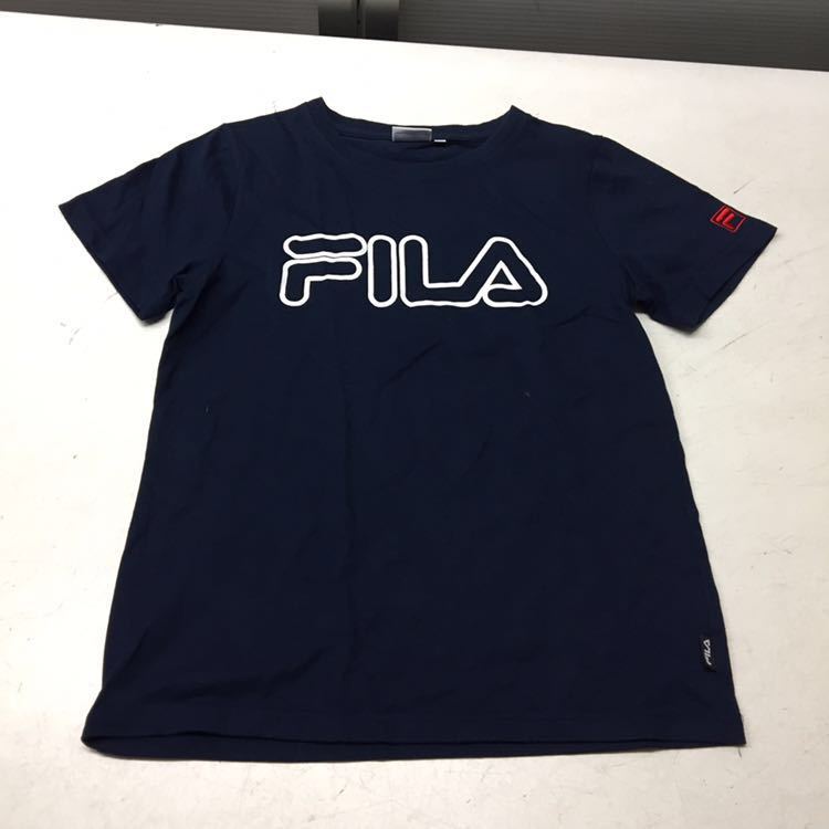 送料無料★FILA フィラ★半袖Tシャツ トップス カットソー★レディース Mサイズ★ネイビー#30530sj136_画像1